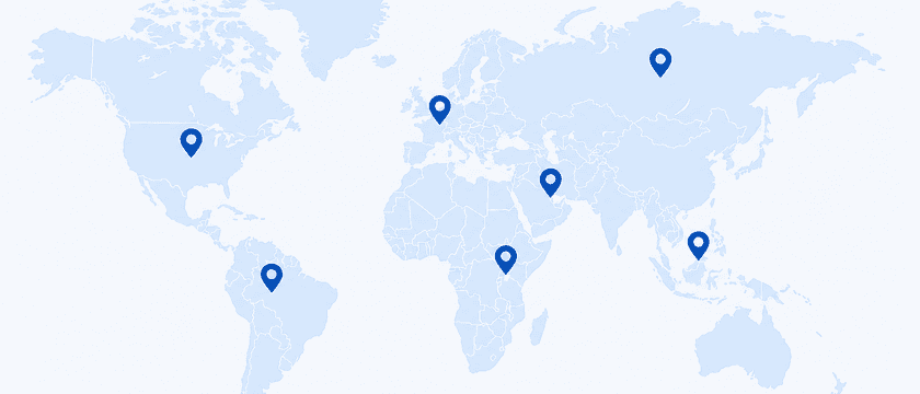 CNTRANSIT global export destinations map