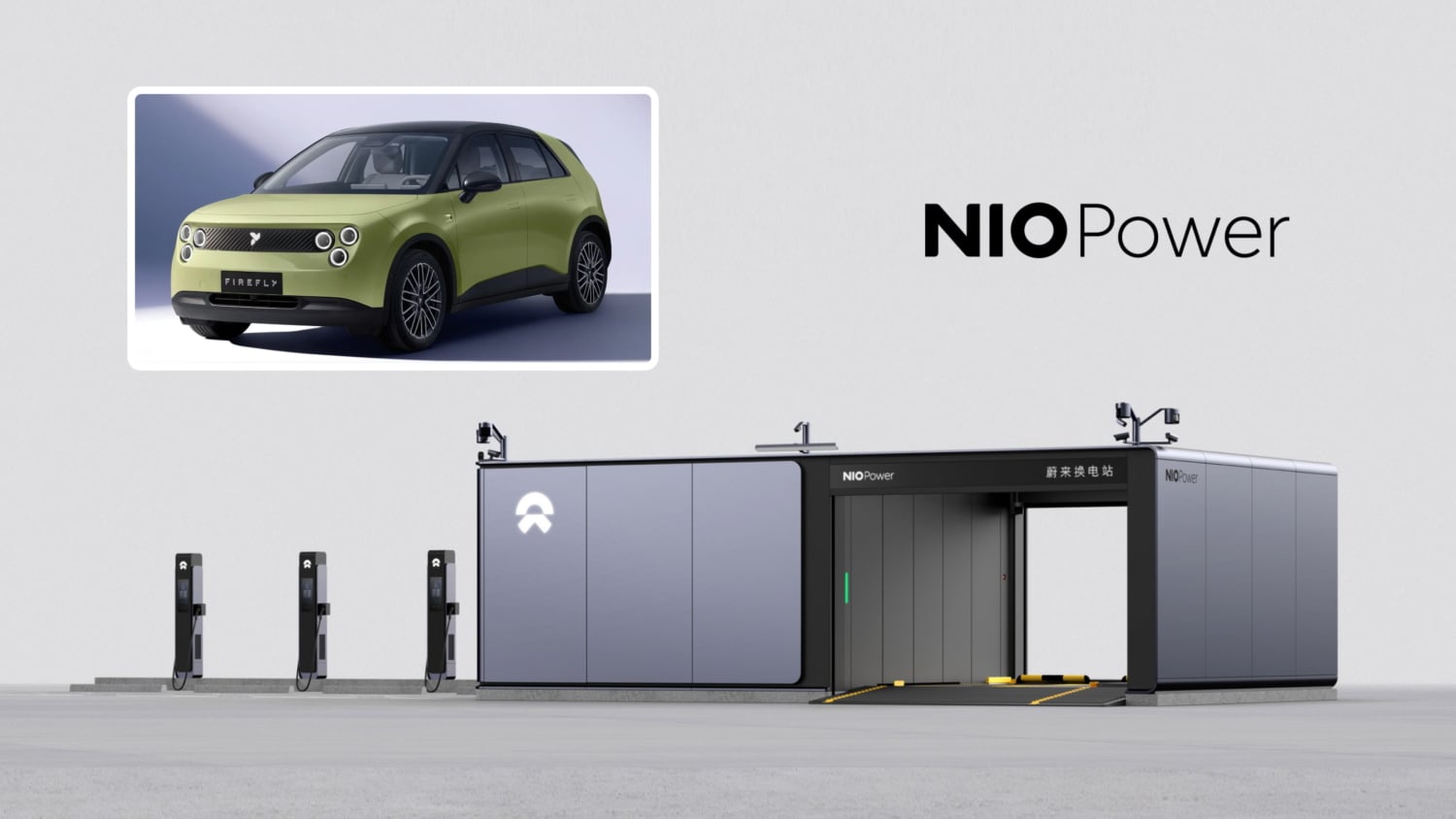 Nio Celebrates 4,000th Battery Swap Station in China with Fifth-Gen Firefly Support