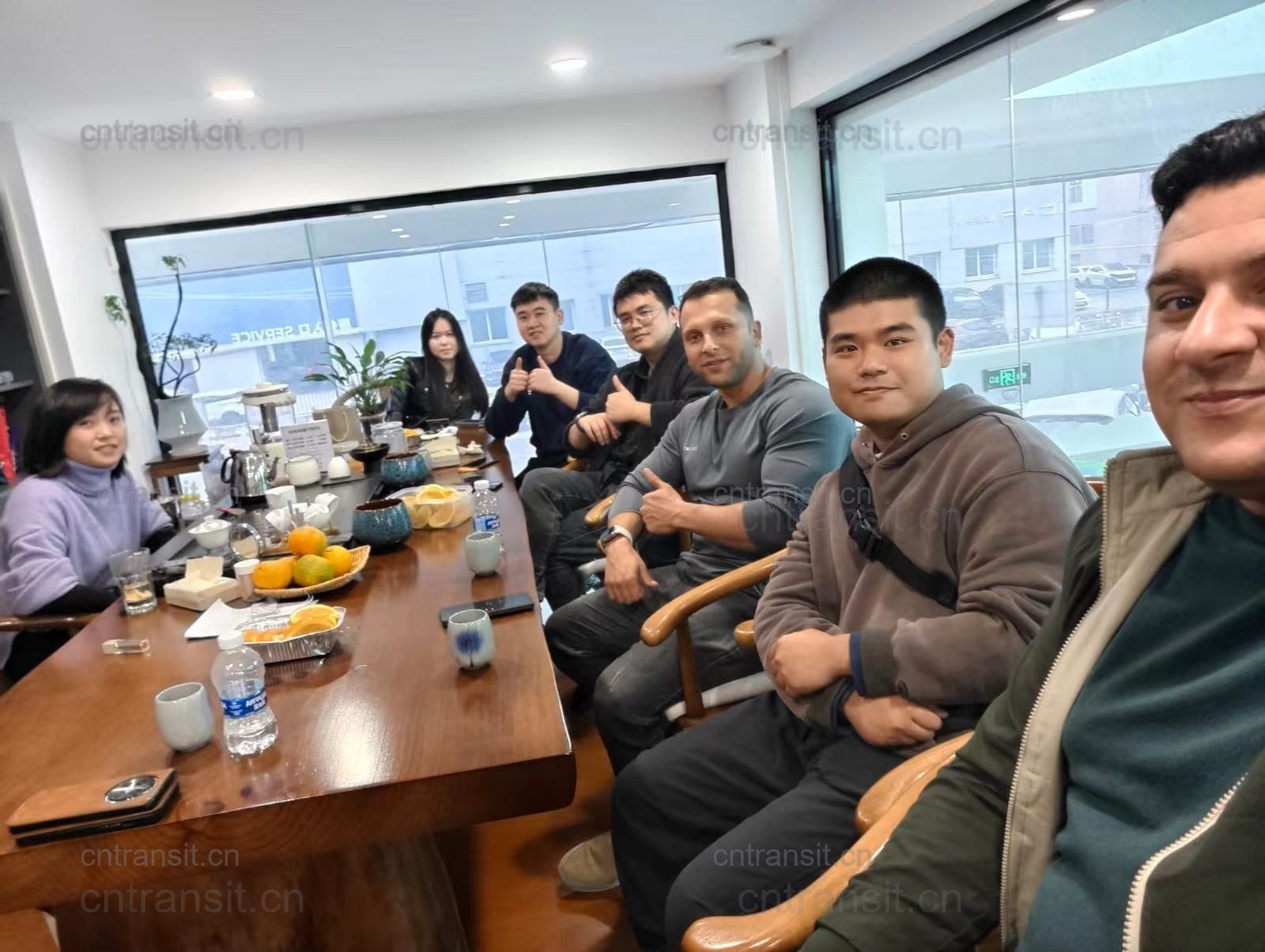 Customer visit photo